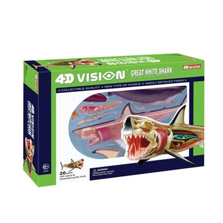 TEDCO TOYS Tedco Toys 26111 4D Vision Great White Shark Anatomy Model 26111